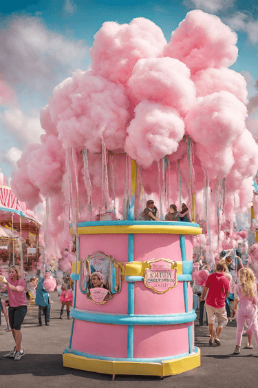 Cotton Candy - 8 oz Candle Tin - Cotton Wick - Cowgirl Charm