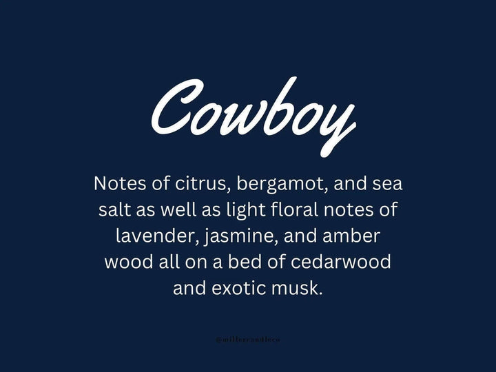 Cowboy Candle - Cowgirl Charm