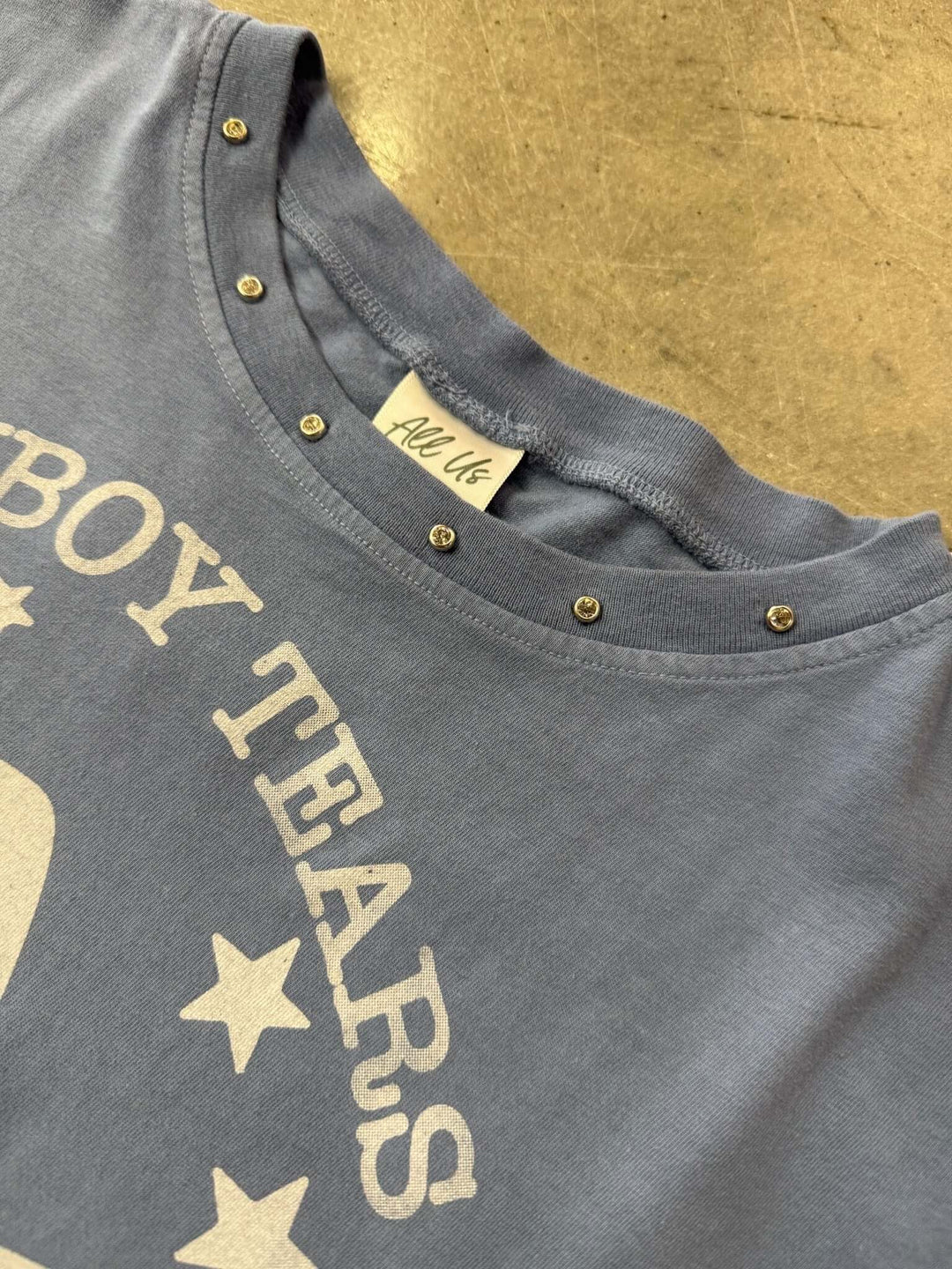 Cowboy Tears Tee - Cowgirl Charm