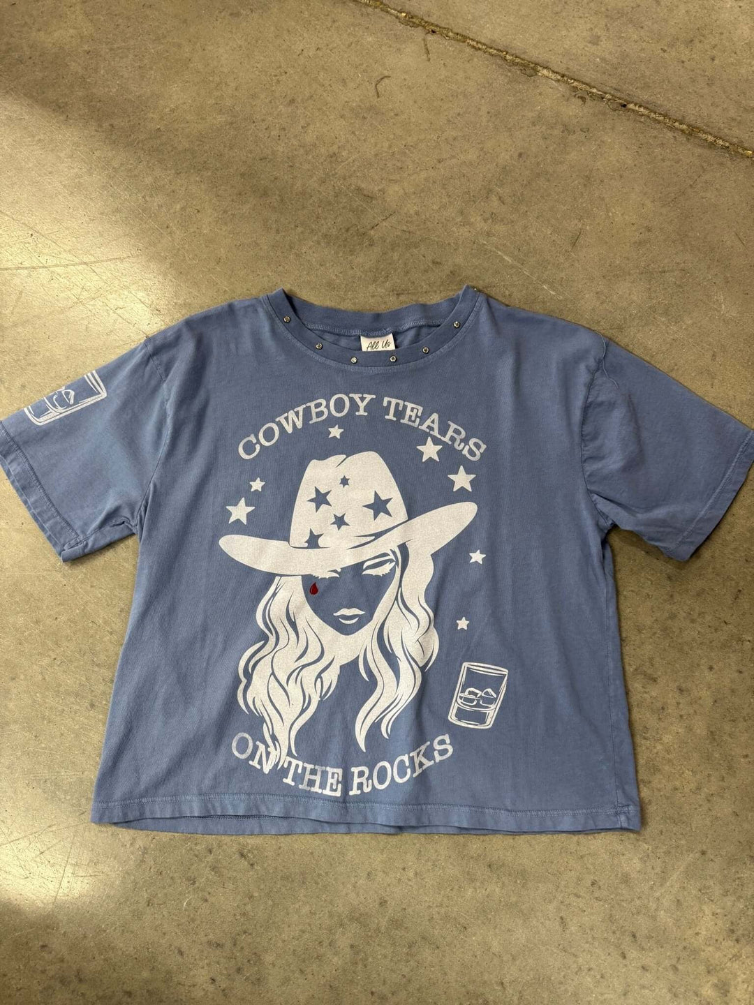 Cowboy Tears Tee - Cowgirl Charm
