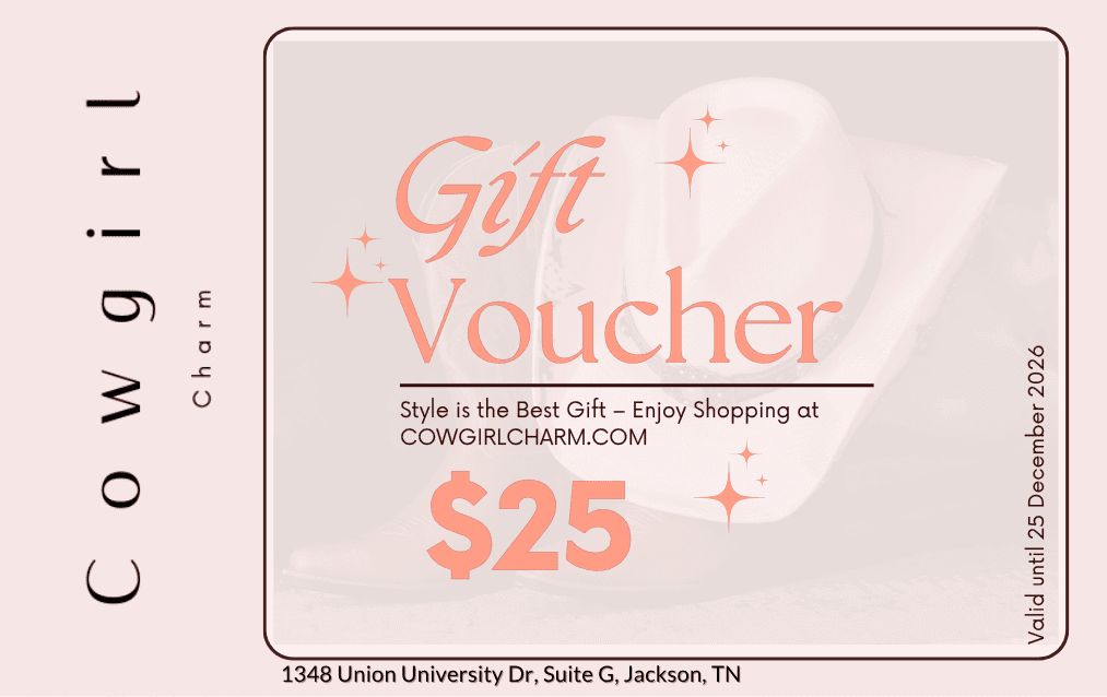 Cowgirl Charm $25 - Cowgirl Charm