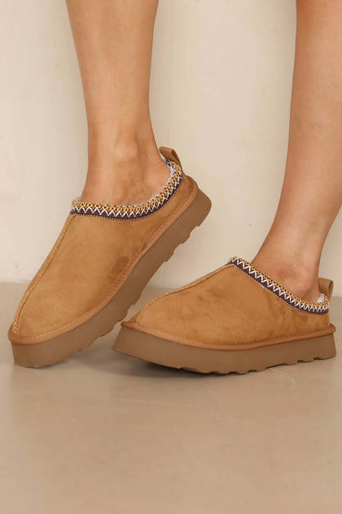 COZY SLIPPERS ANKLE BOOTS - Cowgirl Charm