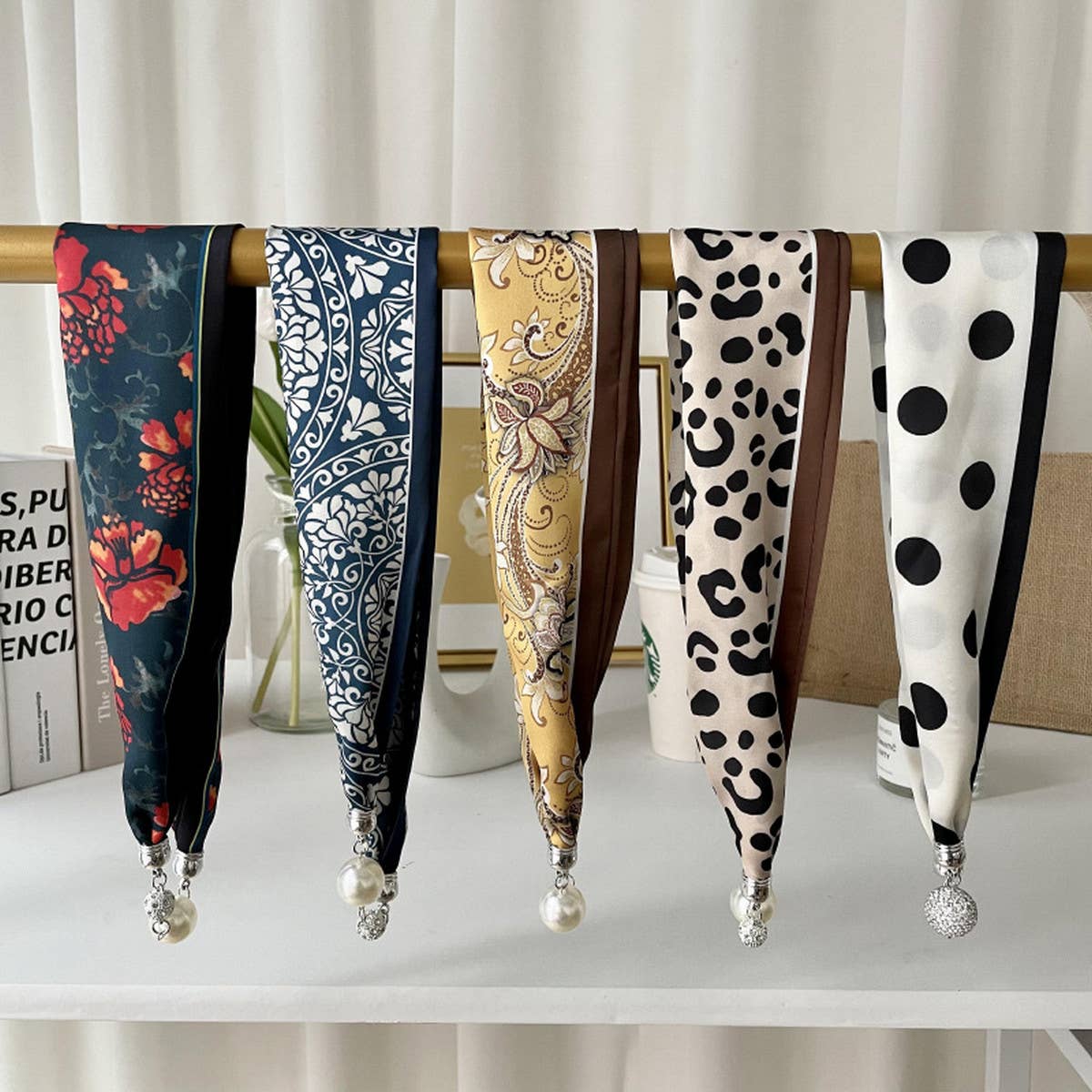 Magnetic Silk Scarf Necklace – Elegant Neck Wrap_CWASC0752