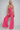 Deep Pink Western Tube Denim Jumpsuit – Wide Leg Mineral Wash Boho Babe - Cowgirl Charm