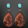 Desert Scape Cactus Western Earrings - Cowgirl Charm