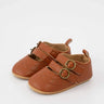 Double Buckle Mary Jane Baby Shoe Brown - Cowgirl Charm