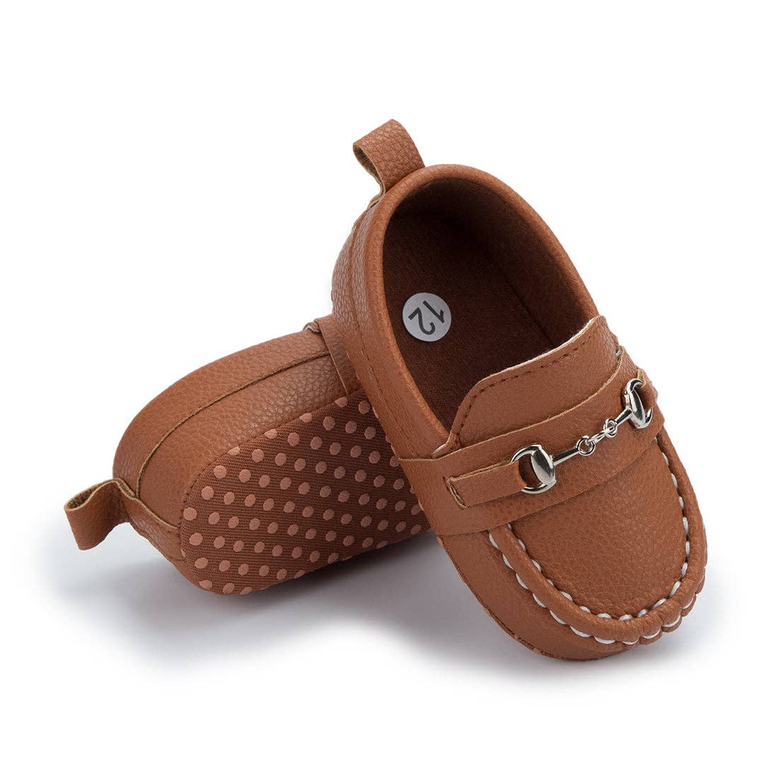 pleather baby shoes