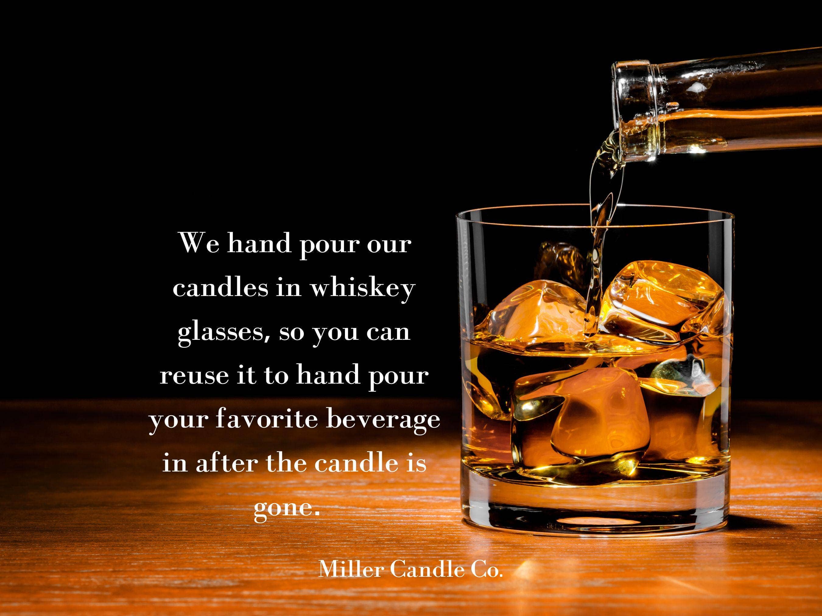 Cactus Blossom Candle/Whiskey Glass Candle