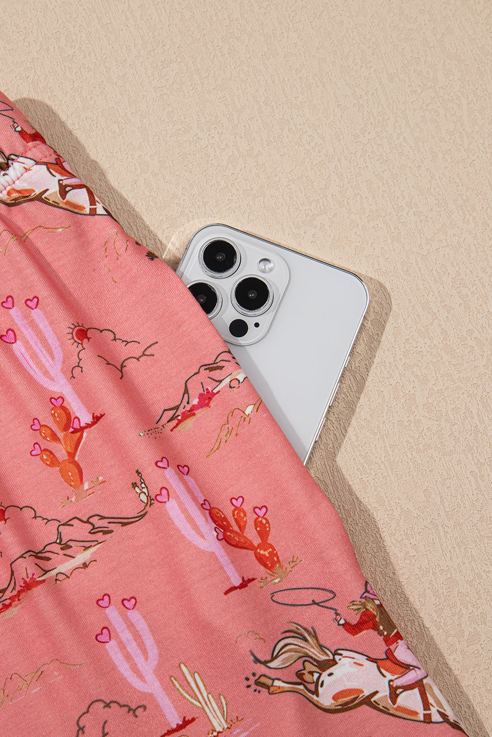 Blossom Cowgirl Country Print Pajamas Set