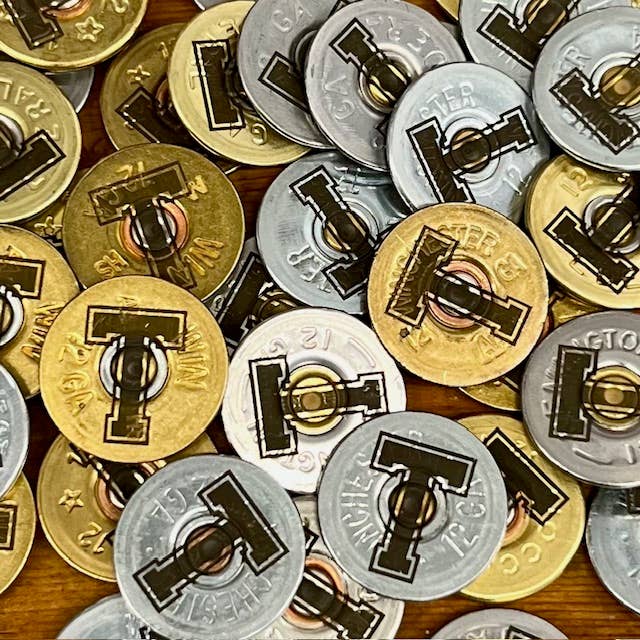 Shotgun Shell T Lapel Pin 