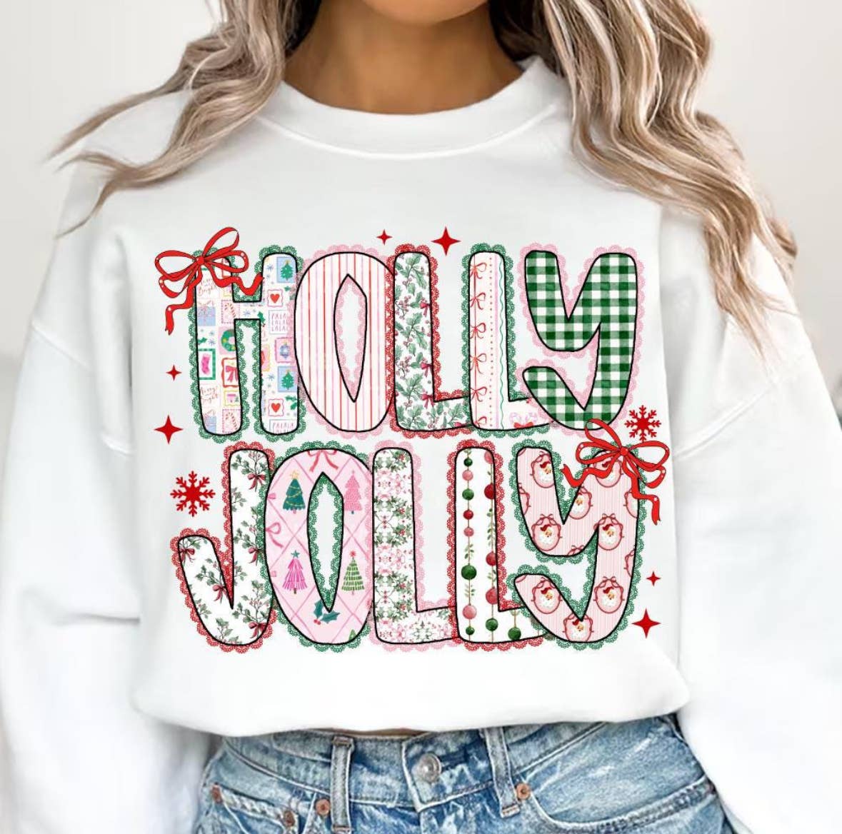 Preppy Holly Jolly Sweatshirt