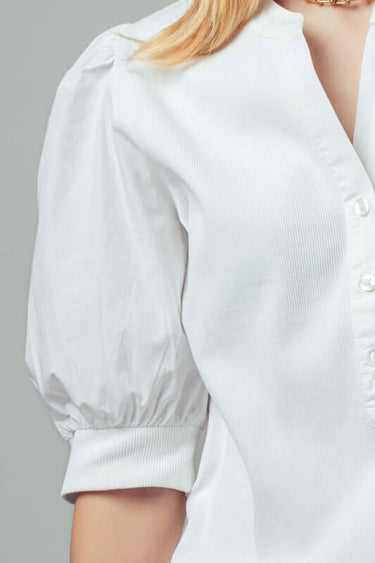 Delicate Soft Puff Sleeve Blouse