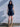 ee:some Denim Open Back Ribbon Mini Dress - Cowgirl Charm