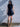 ee:some Denim Open Back Ribbon Mini Dress - Cowgirl Charm