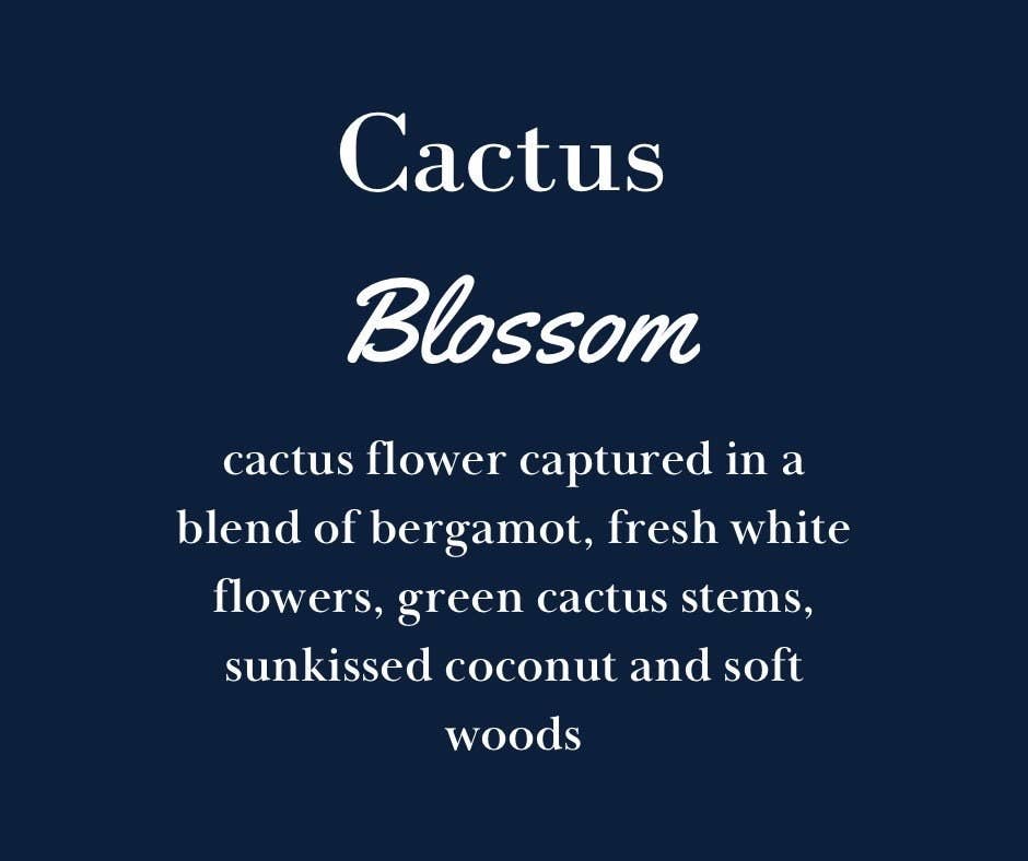 Cactus Blossom Candle/Whiskey Glass Candle