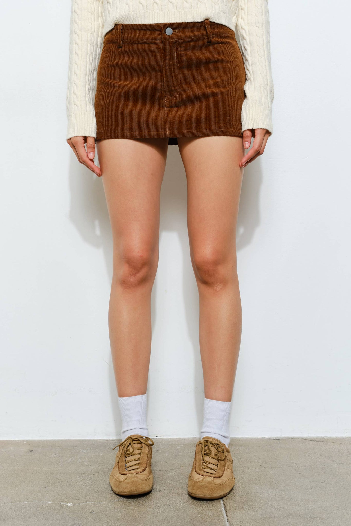 PEYTON CORDUROY SKORT - Trendy, Casual, Retro
