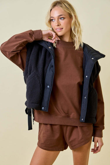 Fleece Zip Up Vest - Cowgirl Charm