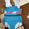 Free Spirit Girls Swimsuit - Cowgirl Charm