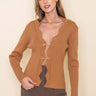 Gold Horsebit Cardigan - Cowgirl Charm