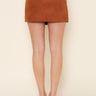 GOLD TRIM DETAIL ASYMMETRICAL MINI SKIRT - Cowgirl Charm