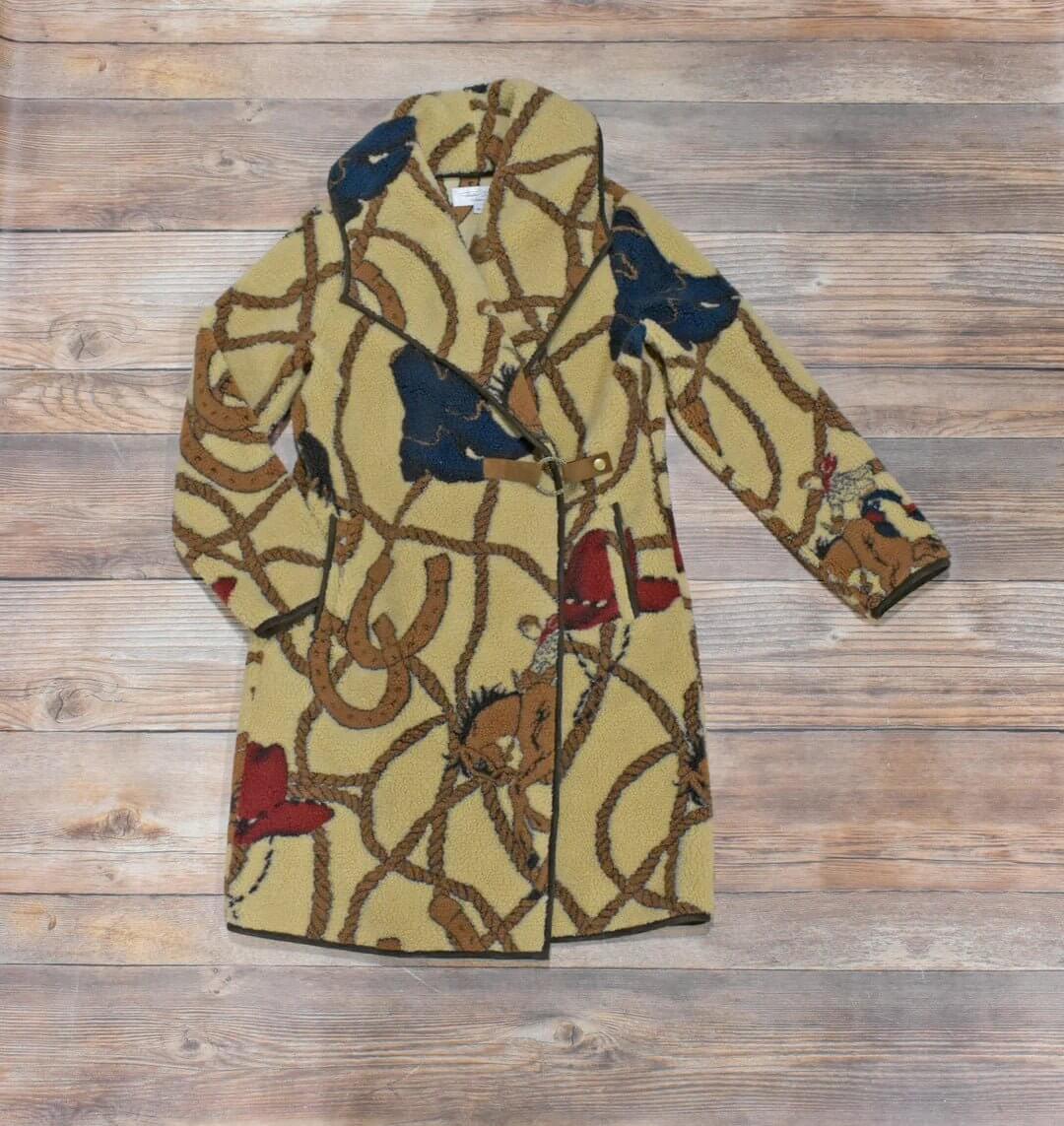 Tasha Polizzi Hathaway coat, stylish outerwear jacket with a textured fabric and tailored fit, perfect for cold weather.