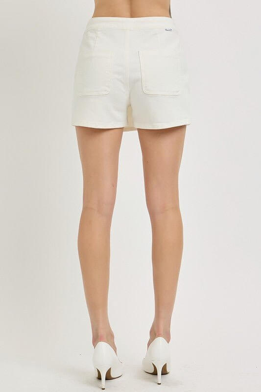 High Rise Button Down Skort – Classic Structure with a Flirty Twist - Cowgirl Charm