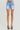 High Rise Mid - Thigh Distressed Denim Shorts – 5" Inseam Classic Cutoff - Cowgirl Charm