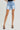 High Rise Mid - Thigh Distressed Denim Shorts – 5" Inseam Classic Cutoff - Cowgirl Charm