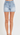High Rise Seam Detailed Denim Shorts – Light Wash Jean Shorts for Women - Cowgirl Charm