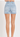 High Rise Seam Detailed Denim Shorts – Light Wash Jean Shorts for Women - Cowgirl Charm