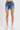 High Rise Step Hem Denim Shorts – Side Slit Distressed Cutoff - Cowgirl Charm