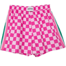 Hot Pink Checkered Print Boxer Shorts - Cowgirl Charm