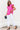 Hot Pink Ruffle Sleeve Top – Scalloped V - Neck Blouse | Cowgirl Charm Boutique - Cowgirl Charm