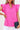 Hot Pink Ruffle Sleeve Top – Scalloped V - Neck Blouse | Cowgirl Charm Boutique - Cowgirl Charm