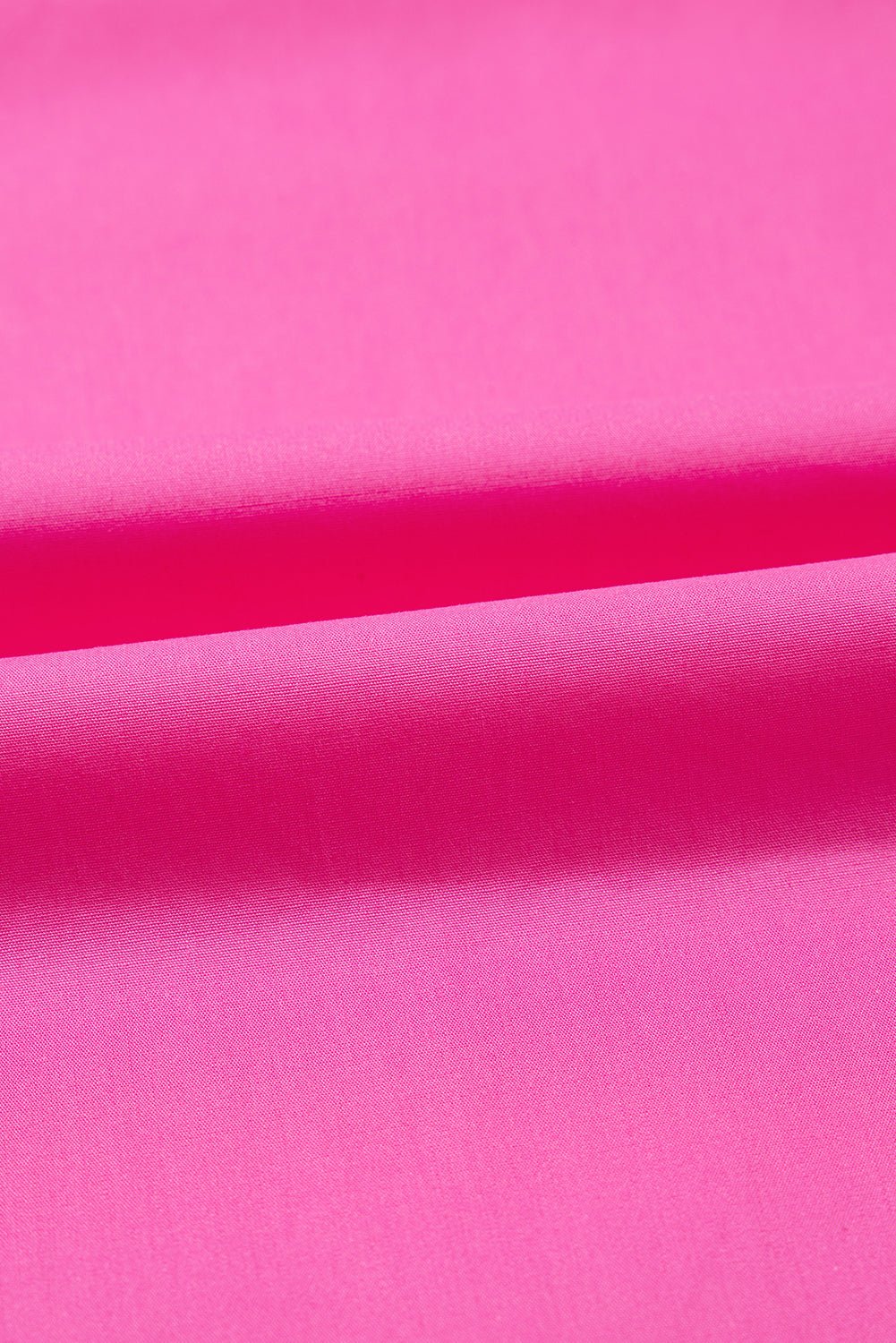 Hot Pink Ruffle Sleeve Top – Scalloped V - Neck Blouse | Cowgirl Charm Boutique - Cowgirl Charm