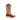 cowboy boot with tan interior on a white background
