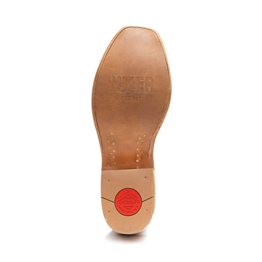 Hyer Rose Hill Burgundy Women's Cowboy Boots with pointed toe and Western stitching on leather outsole.