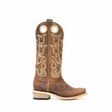 Hyer Tipton Women’s Saddle Tan Crunch Cowhide Cowboy Boots