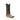 HYER women's full-quill ostrich cowboy boots in tabac and bronze with cutter toe design, stylish Western footwear.