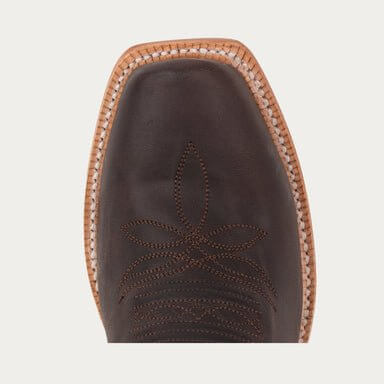 HYER Leawood boots, stylish leather footwear with pointed toes and block heels, displayed on a neutral background.