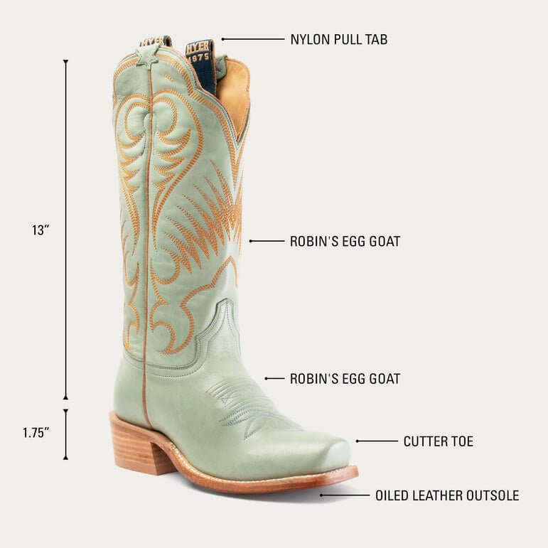 HYER Leawood boots in brown leather, stylish ankle boots with stacked heels and sleek design, perfect for casual or dressy occasions.