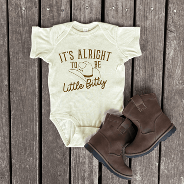 It's Alright To Be Little Bitty Infant Bodysuit - Cowgirl Charm