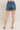 Judy Blue High Rise Drawstring Denim Shorts – Rolled Cuff Jean Shorts for Women - Cowgirl Charm