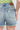 Judy Blue High Rise Washed Fly Stitch Detail and Destroy Denim Shorts - Cowgirl Charm