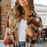 Kelsea Plaid Shacket | S - 2XL - Cowgirl Charm