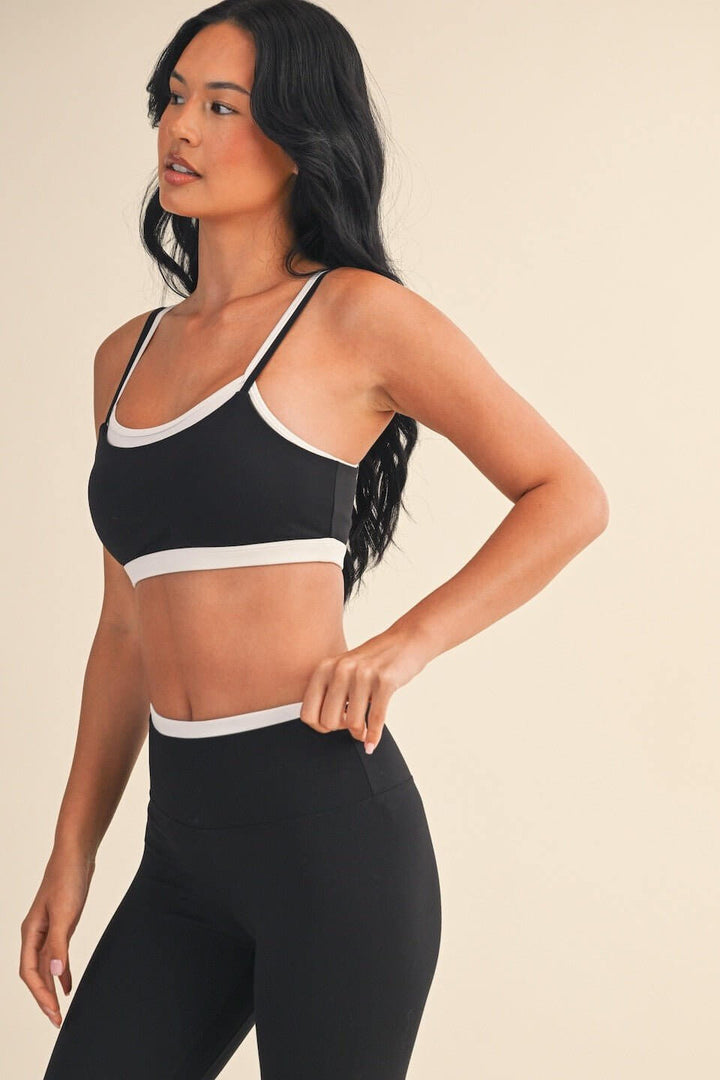 Kimberly C Layered bra top - Cowgirl Charm