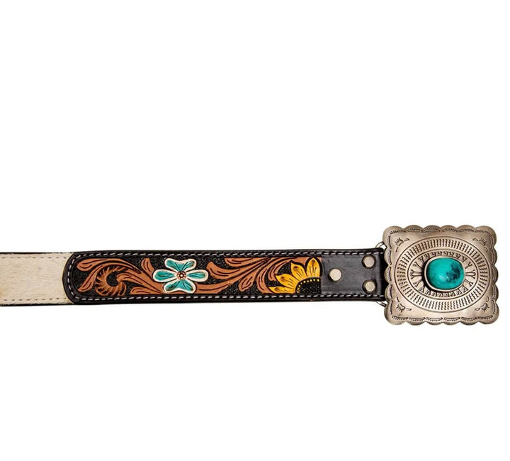 Klepto Hand - Tooled Concho Belt - Cowgirl Charm