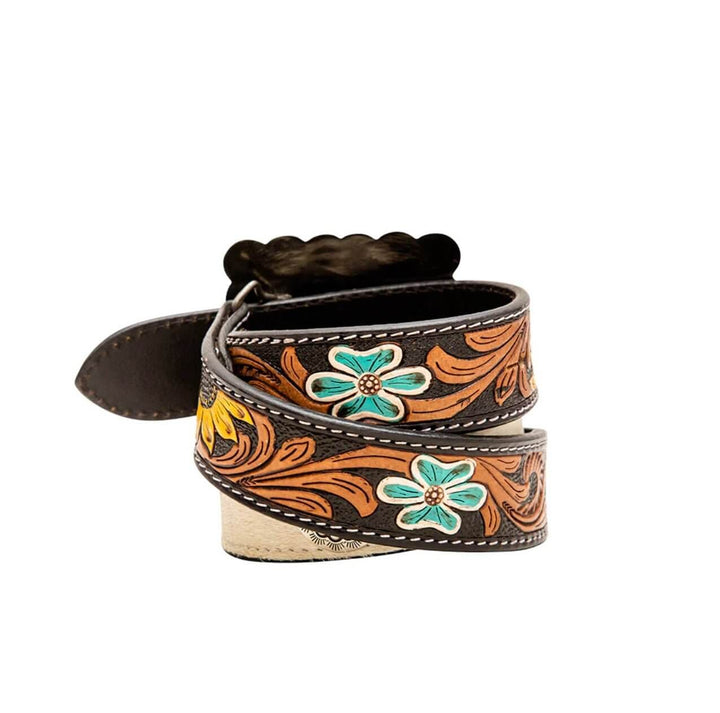 Klepto Hand - Tooled Concho Belt - Cowgirl Charm