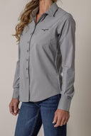 Kimes Ranch grey womens team shirt - Cowgirl Charm