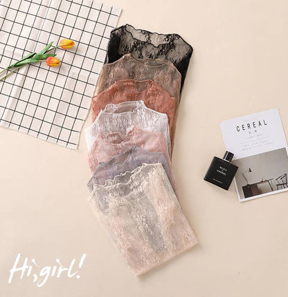 Hope & Sunshine lace mesh top featuring delicate lace and sheer mesh fabric, stylish and breathable for casual or dressy wear.